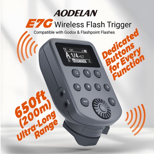 Aodelan e7g flash trigger - e7g,