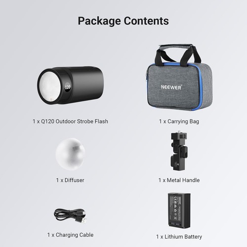 Neewer q120 120ws - 120ws, flash
